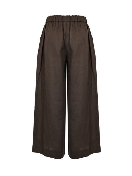 Pantalone MMLCANNETI in lino Testa di Moro MM Max Mara | 2616131028600006